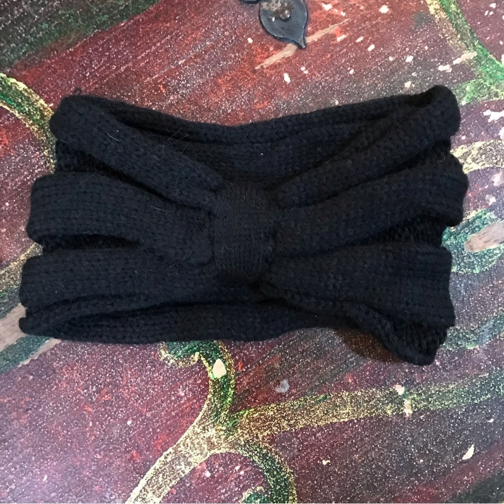 ▪️Black Knitted Head Wrap